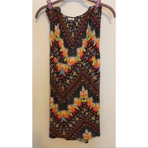 Ocean Drive Boho Geometric Mini Dress